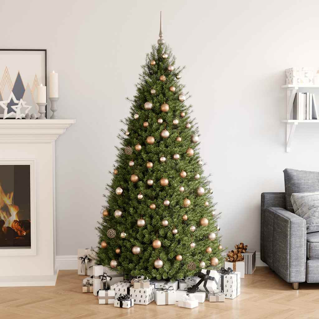 120-Dielna Sada Vianočných Gúľ So Špicom A 300 Led Ružovo-Zlatá