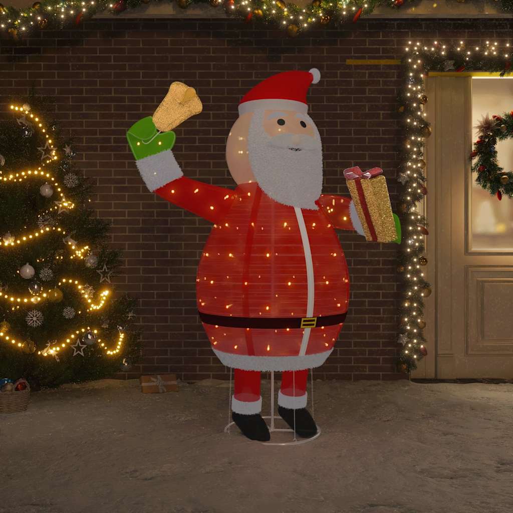 Dekoratívny Vianočný Santa Claus S Led, Luxusná Látka 180 Cm