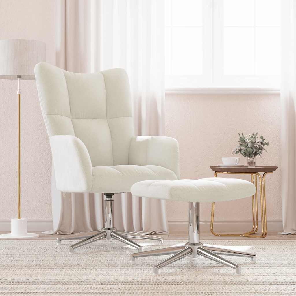 Relaxačné Kreslo Horčicovo-Žlté Zamatové