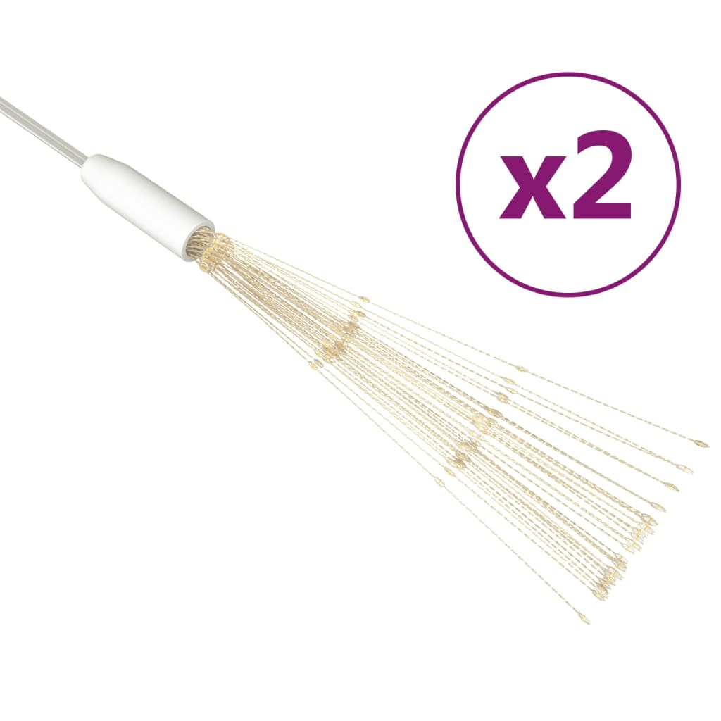 Vonkajšie Vianočné Prskavky 2 Ks, 20 Cm, 280 Led