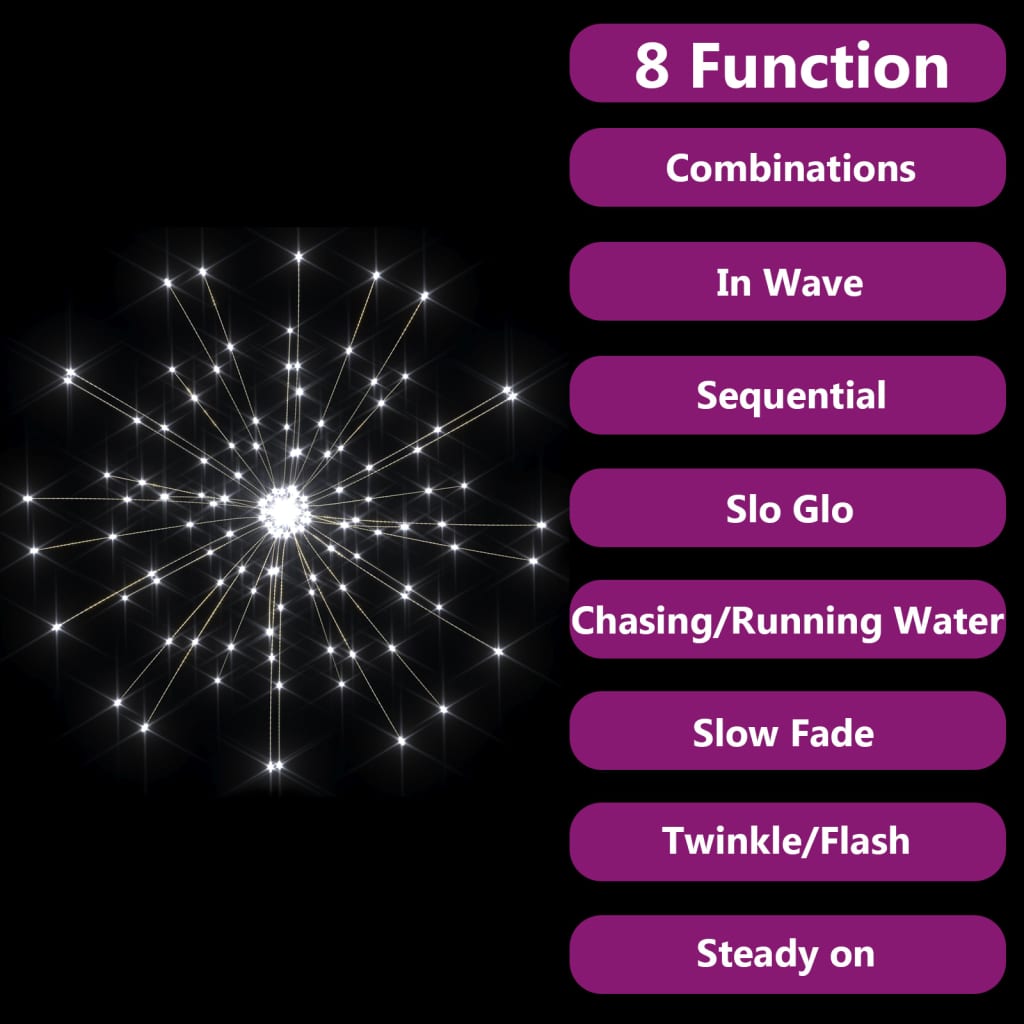 Vonkajšia Vianočná Prskavka, 20 Cm, 140 Led