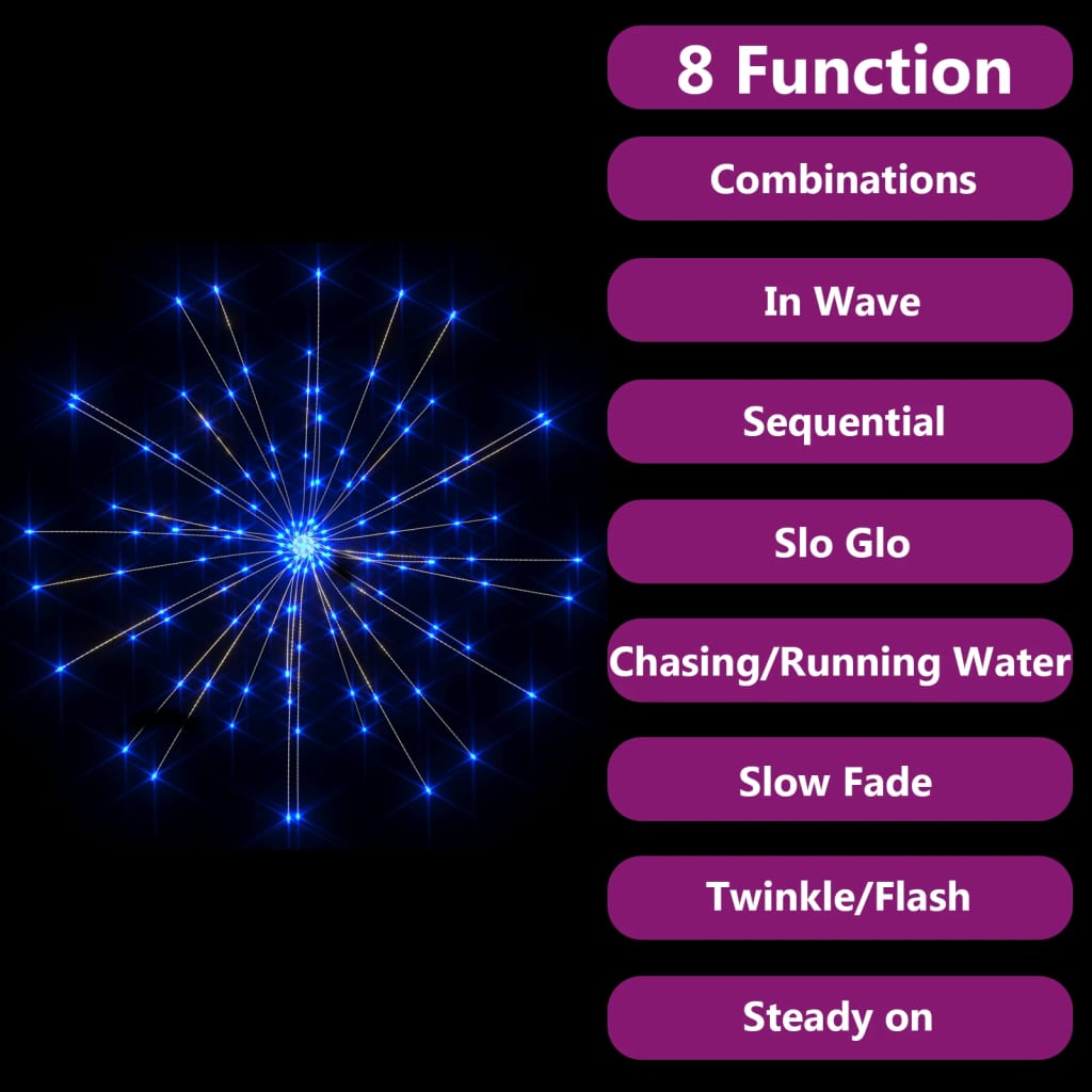 Vonkajšia Vianočná Prskavka, 20 Cm, 140 Led