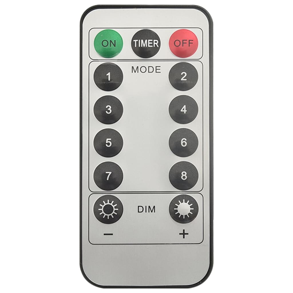 Vianočná Reťaz Cencúle 40 Ks Modré Akryl Diaľkový Ovládač