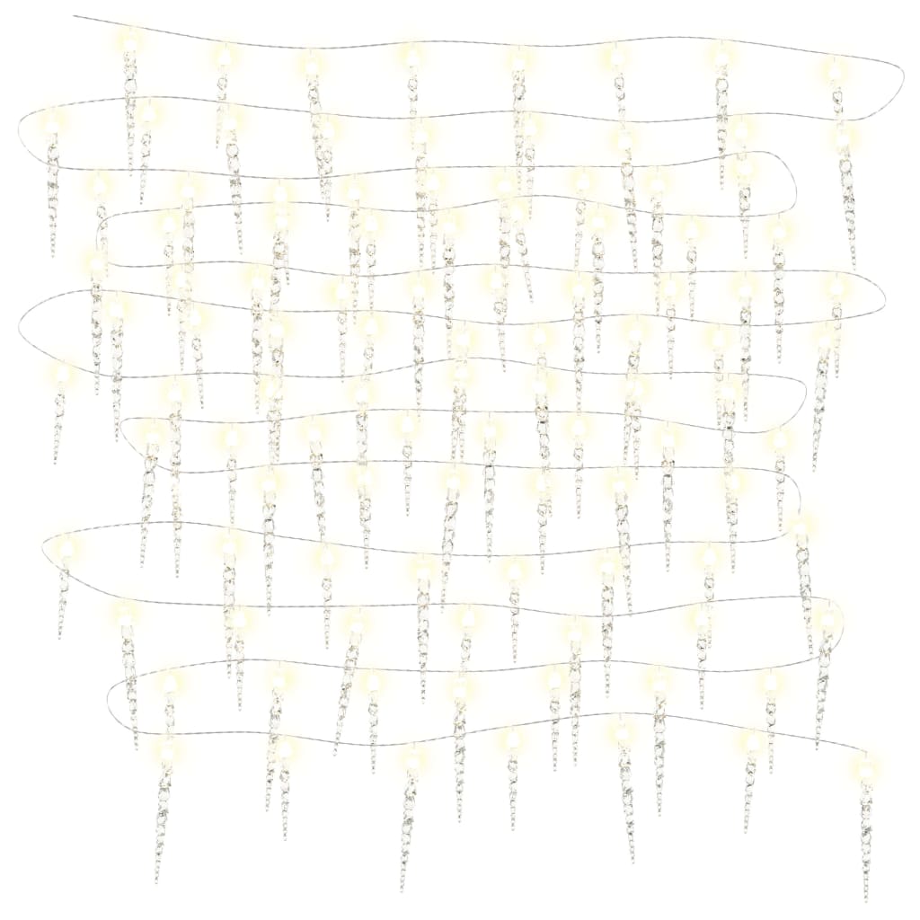 Vianočné Svetelné Cencúle 100 Ks, , Akryl