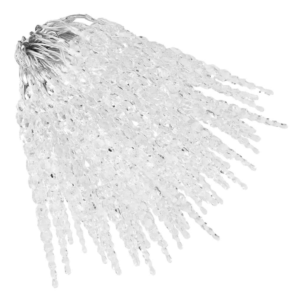 Vianočné Svetelné Cencúle 100 Ks, Modré, Akryl