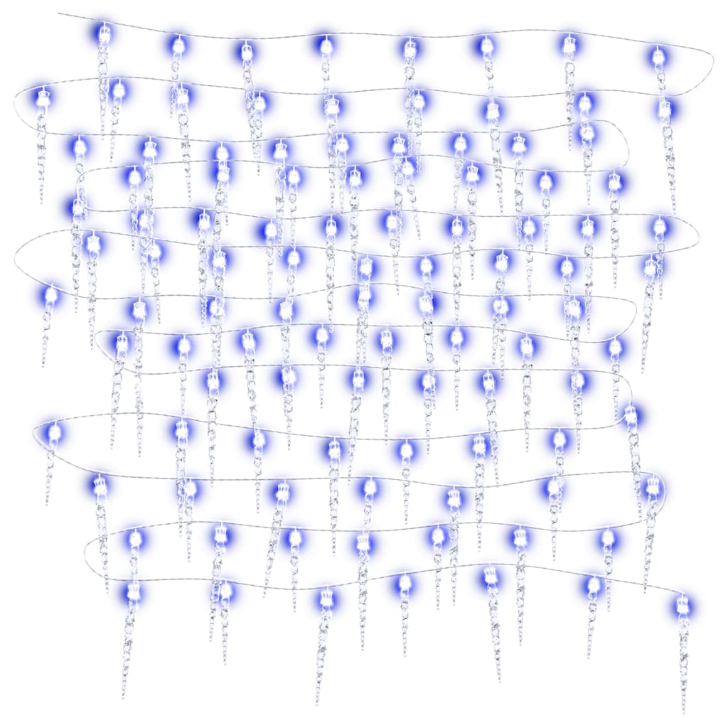 Vianočné Svetelné Cencúle 200 Ks, Modré, Akryl