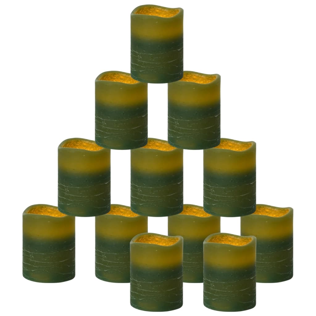 Bezplameňové Led Sviečky S Diaľkovým Ovládaním 24 Ks Biela