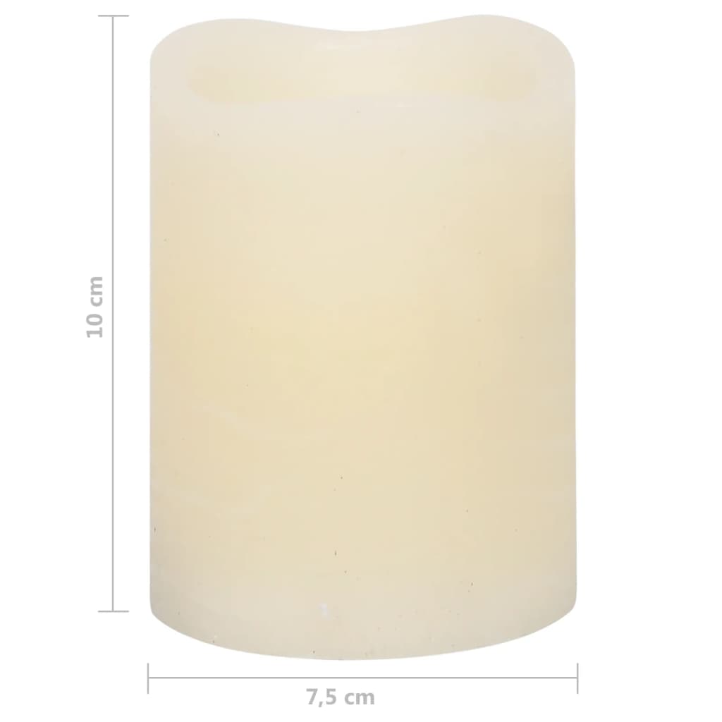 Bezplameňové Led Sviečky S Diaľkovým Ovládaním 50 Ks Biela