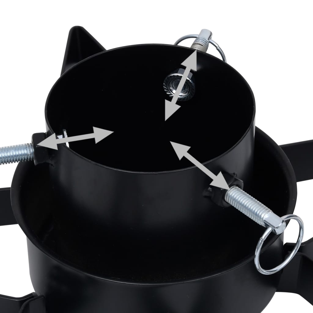 Stojan Na Vianočný Stromček Čierny 47X47X13,5 Cm