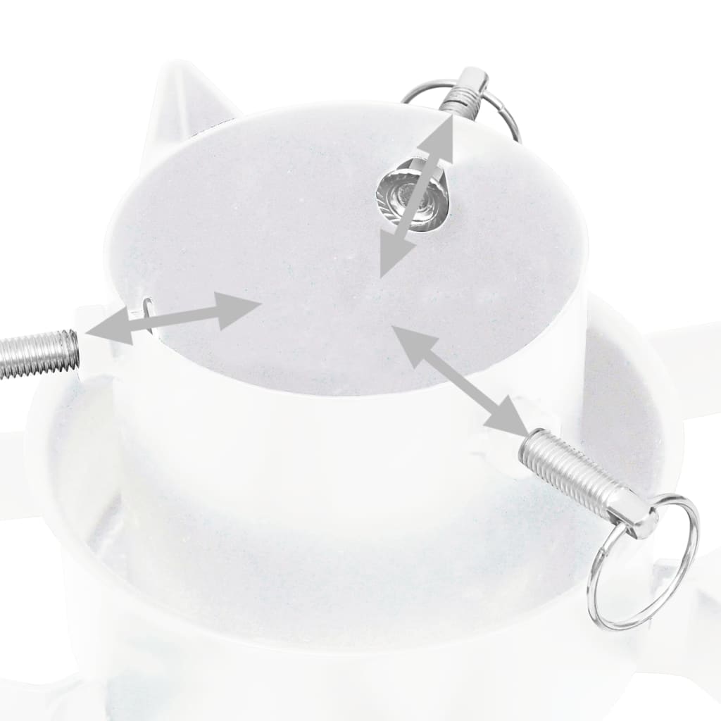 Stojan Na Vianočný Stromček Biely 47X47X13,5 Cm