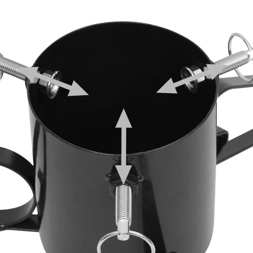 Stojan Na Vianočný Stromček Čierny 58X58X21 Cm