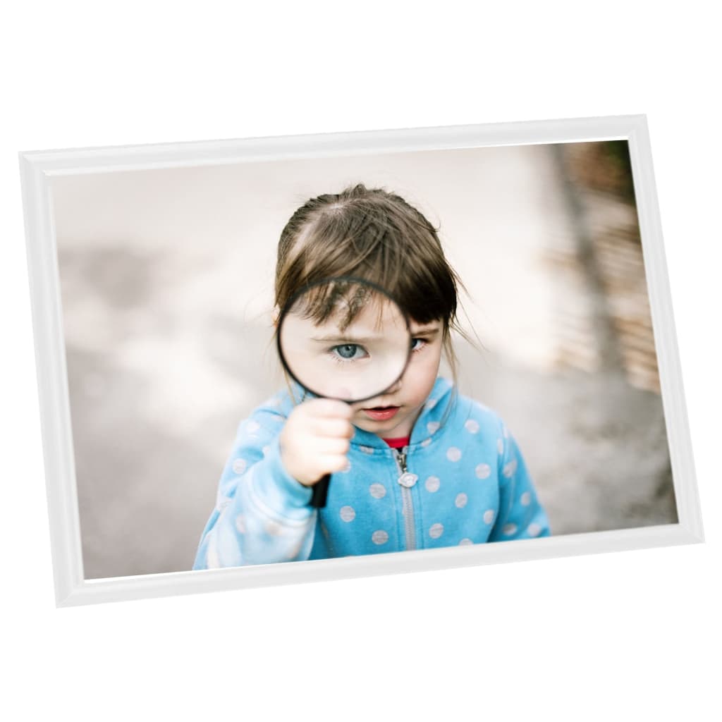 Fotorámiky Na Stôl, Koláž 5 Ks, Biele , Mdf