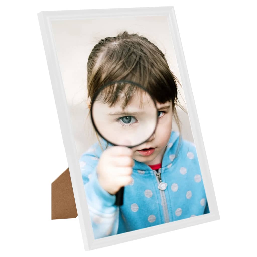 Fotorámiky Na Stôl, Koláž 3 Ks, Biele , Mdf