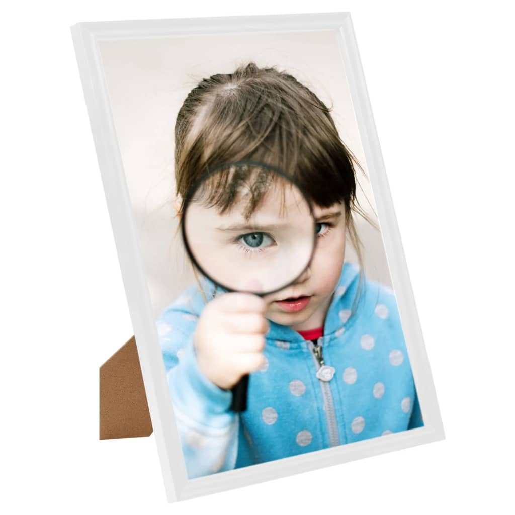 Fotorámiky Na Stôl, Koláž 3 Ks, Biele , Mdf