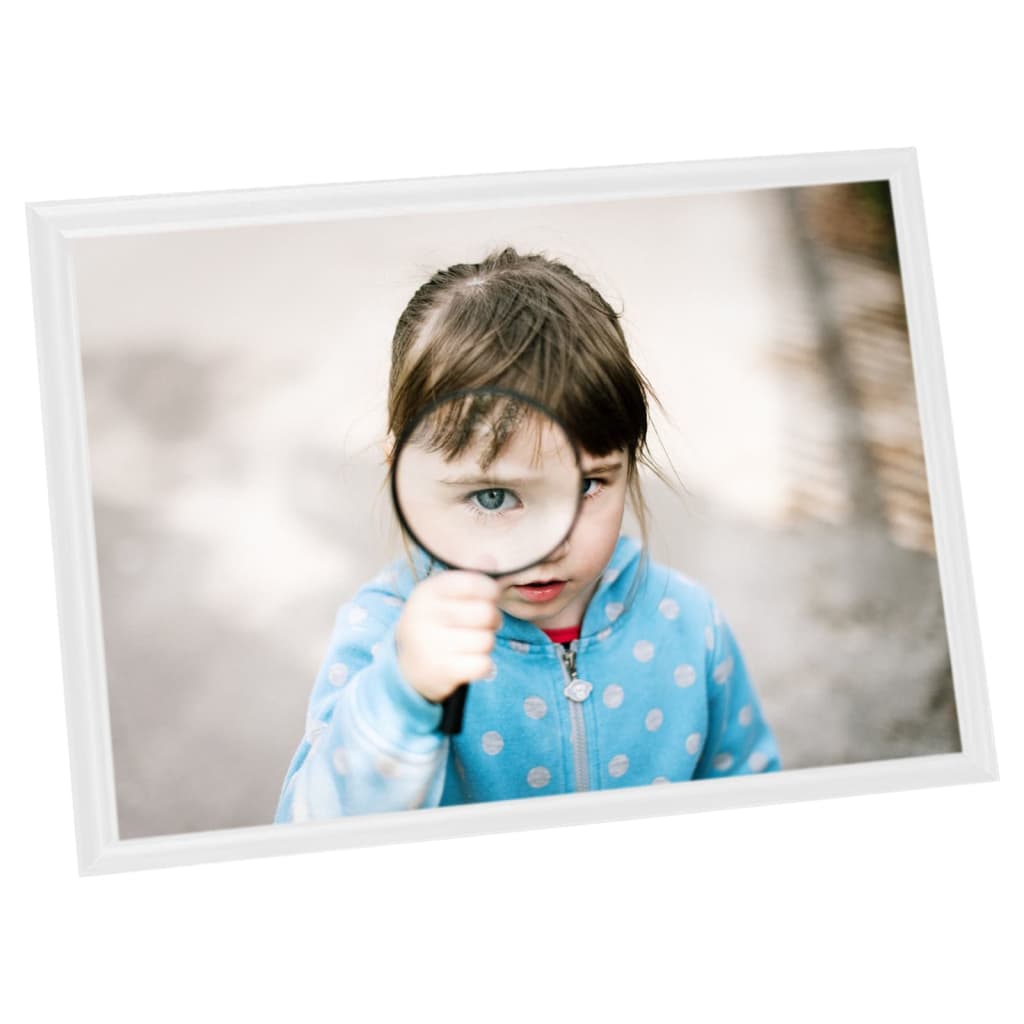 Fotorámiky Na Stôl, Koláž 3 Ks, Biele , Mdf