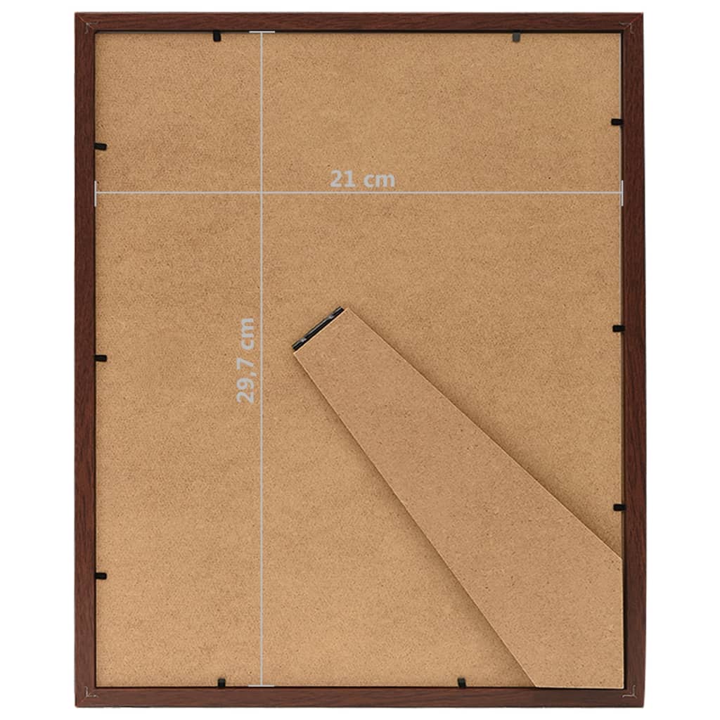 Fotorámiky Na Stôl, Koláž 3 Ks, Tmavočervené 21X29,7 Cm