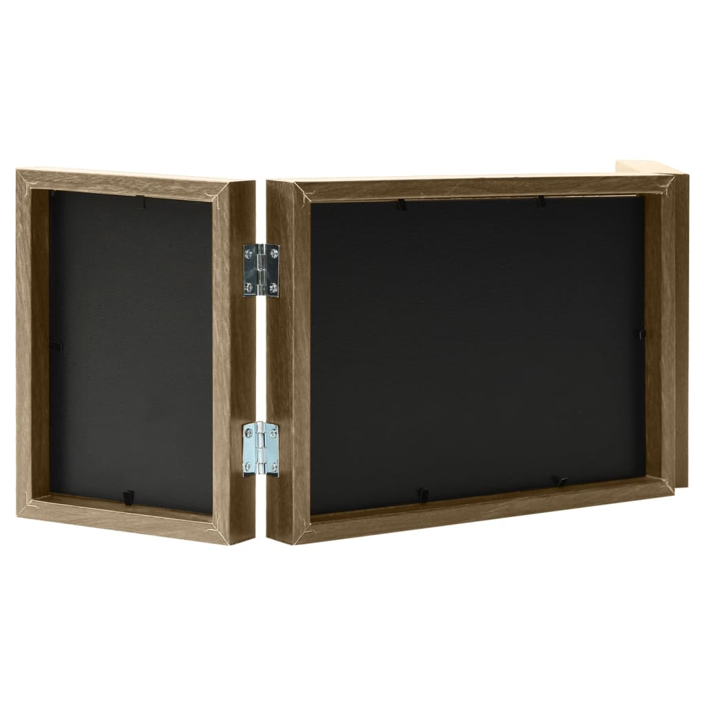 Trojitý Fotorámik Kolážový Svetlohnedý +2X(10X15 Cm)