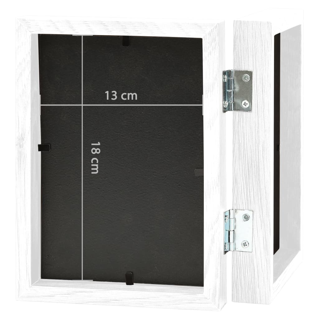 Dvojitý Fotorámik Kolážový Biely