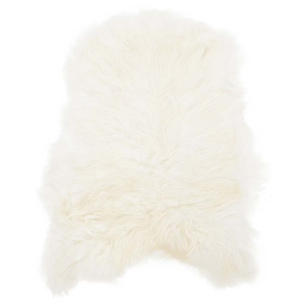 Prehoz Na Stoličku Z Islandskej Ovčej Kože, Krémový 70X110 Cm