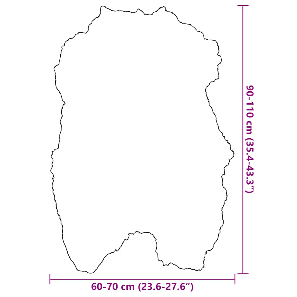Prehoz Na Stoličku Z Islandskej Ovčej Kože, Krémový 70X110 Cm