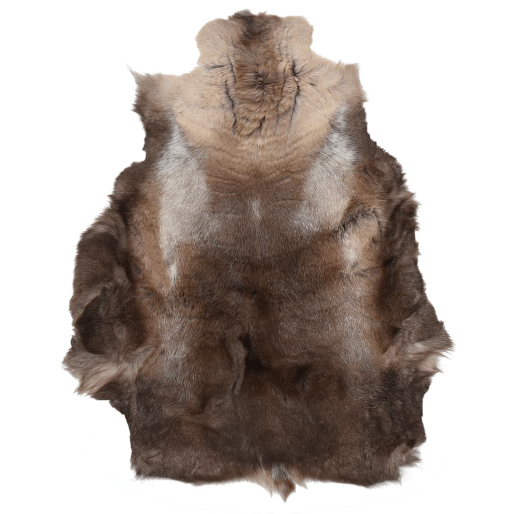 335859  Reindeer Skin Mixed Grey 80X130 Cm