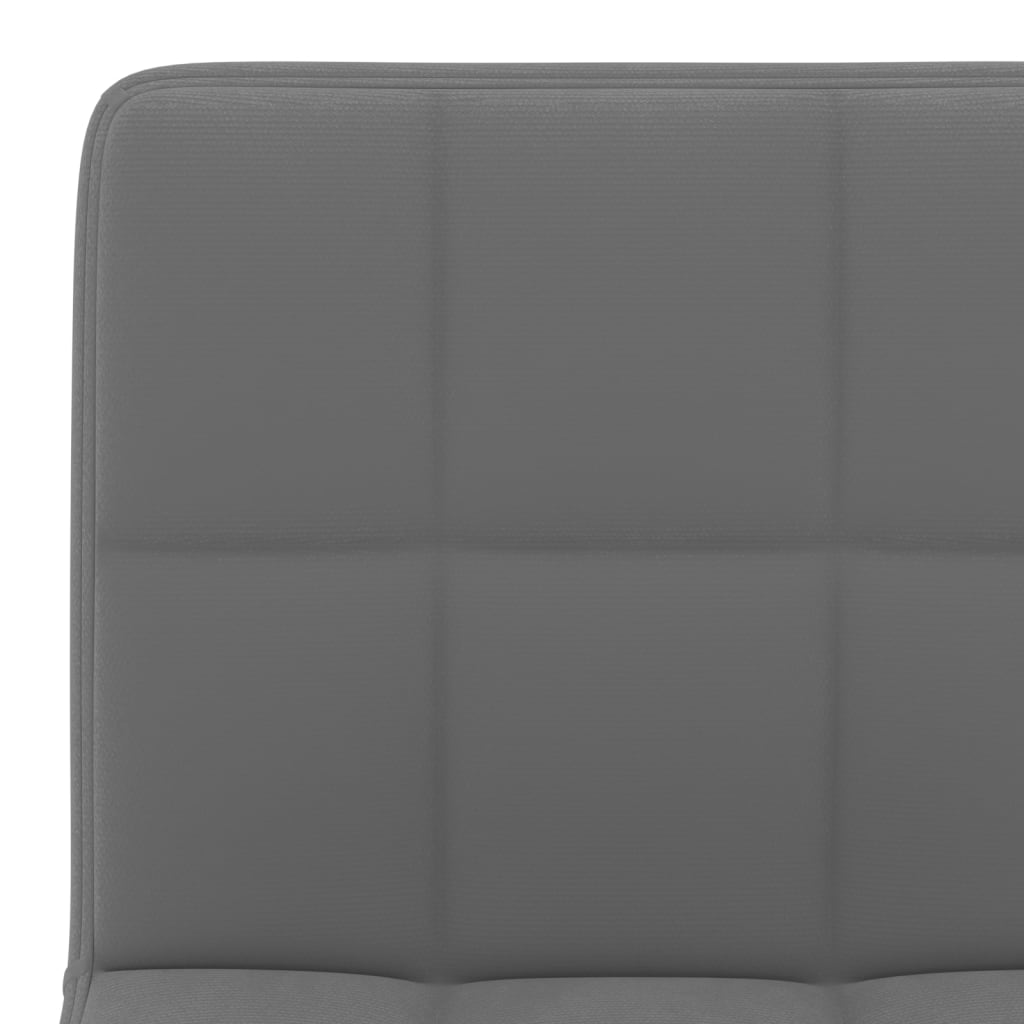 Barová Stolička Tmavo-Sivá Zamatová