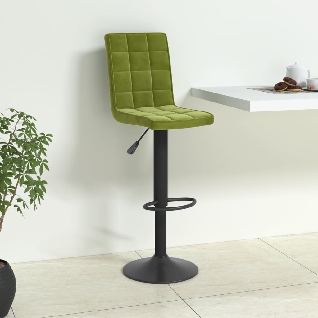 Barové Stoličky 2 Ks Krémové Zamatové