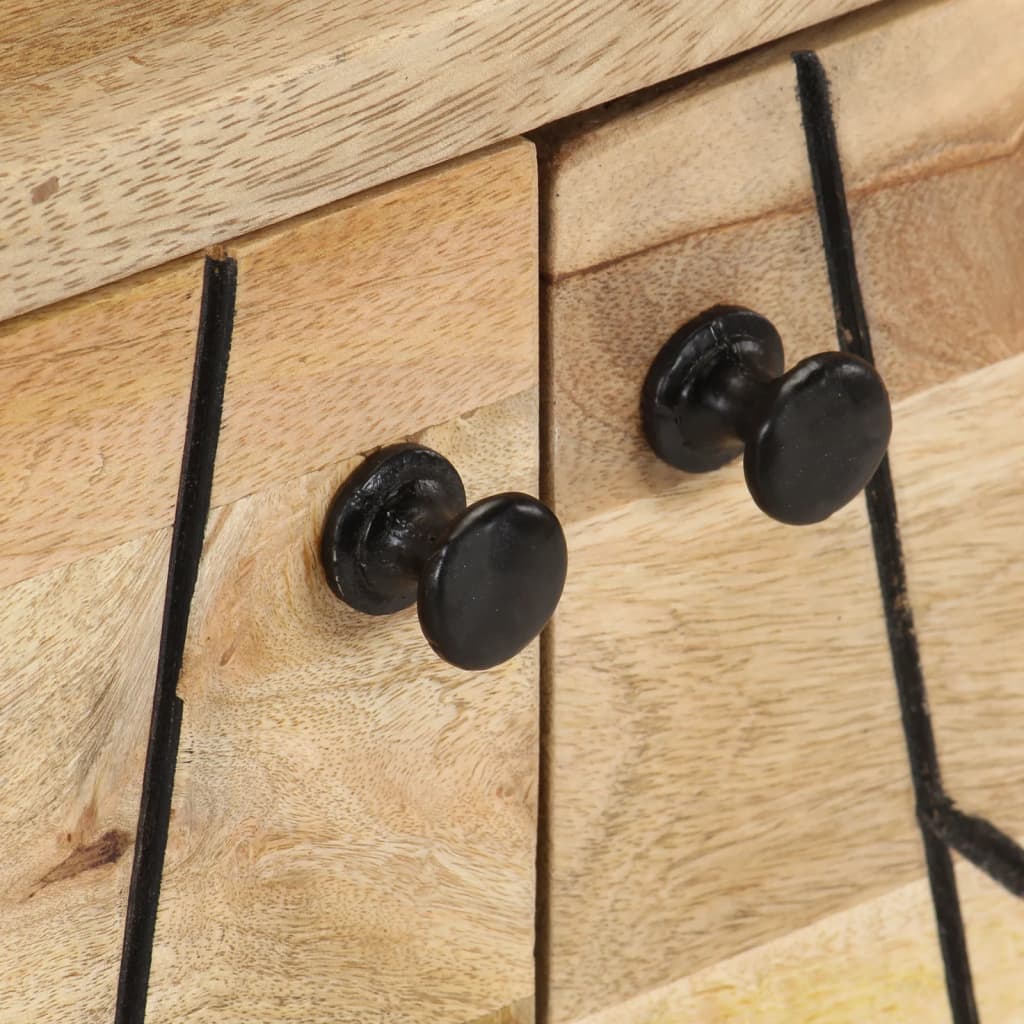 Tv Skrinka 110X30X40 Cm, Mangový Masív