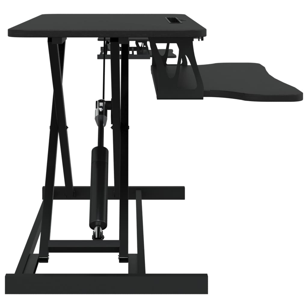 Nastaviteľný pracovný stôl 90x40x(13-50) cm oceľ a sprac. drevo