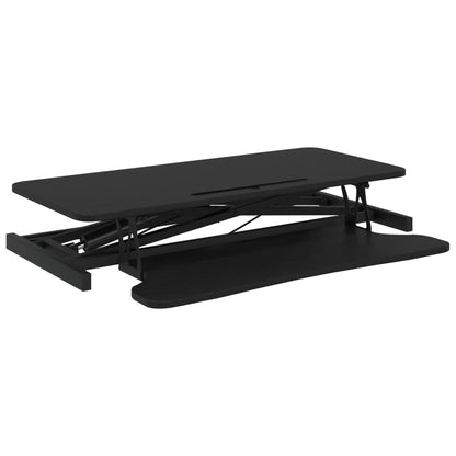 Nastaviteľný pracovný stôl 90x40x(13-50) cm oceľ a sprac. drevo