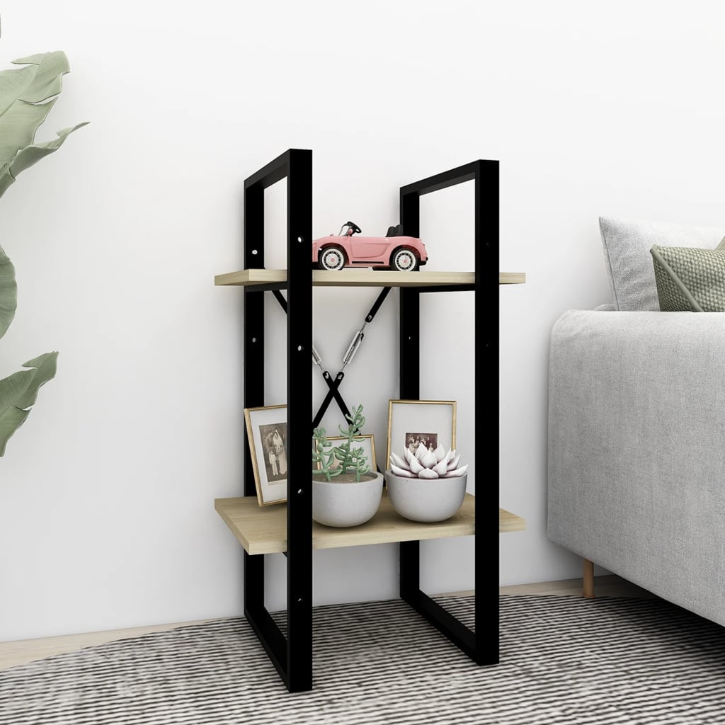 Knižnica So 4 Policami 40X30X, Borovicový Masív