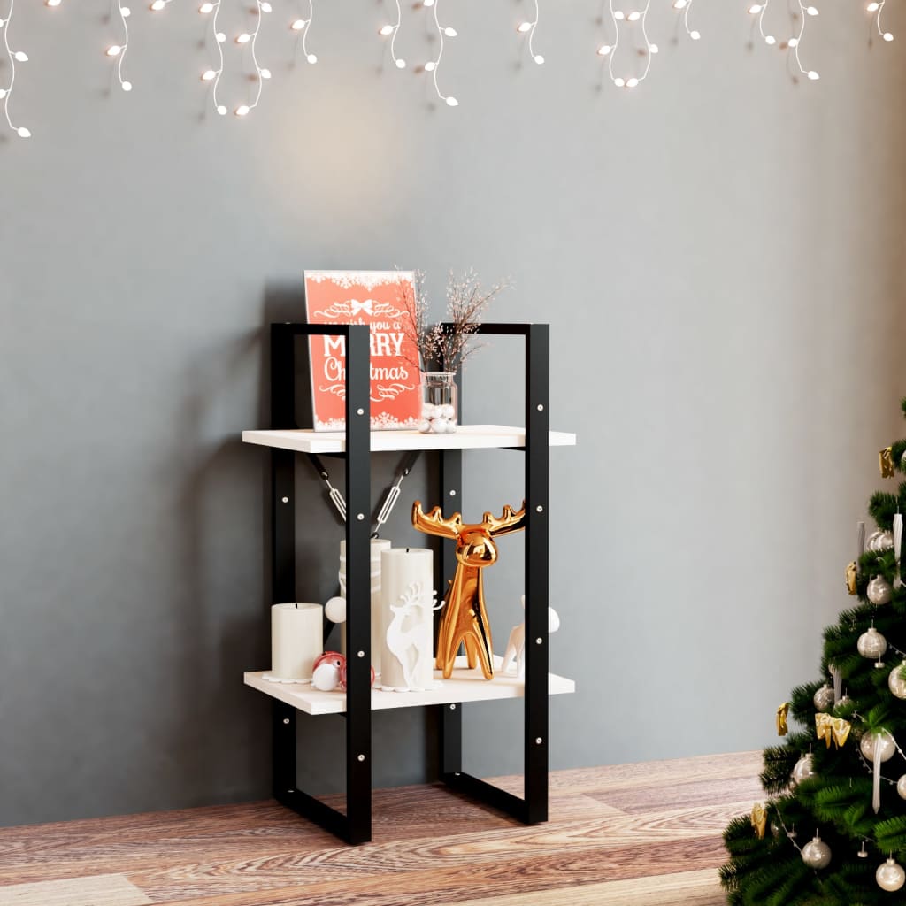 Knižnica So 4 Policami 40X30X, Borovicový Masív