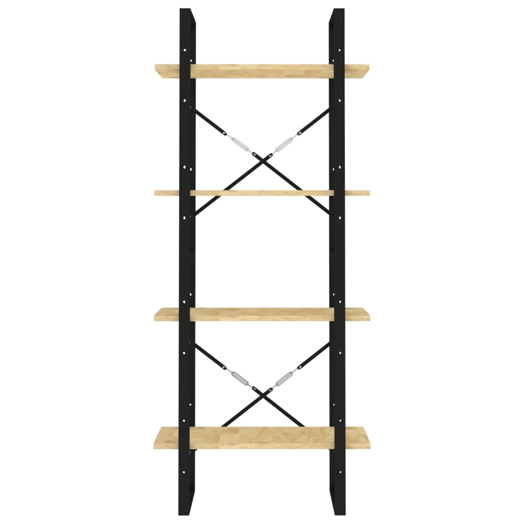 Knižnica So 4 Policami 60X30X, Borovicový Masív