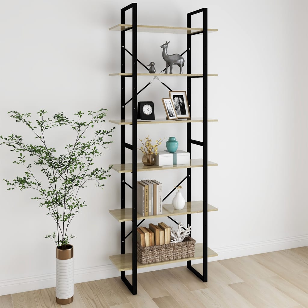 Knižnica S 3 Policami 80X30X, Borovicový Masív