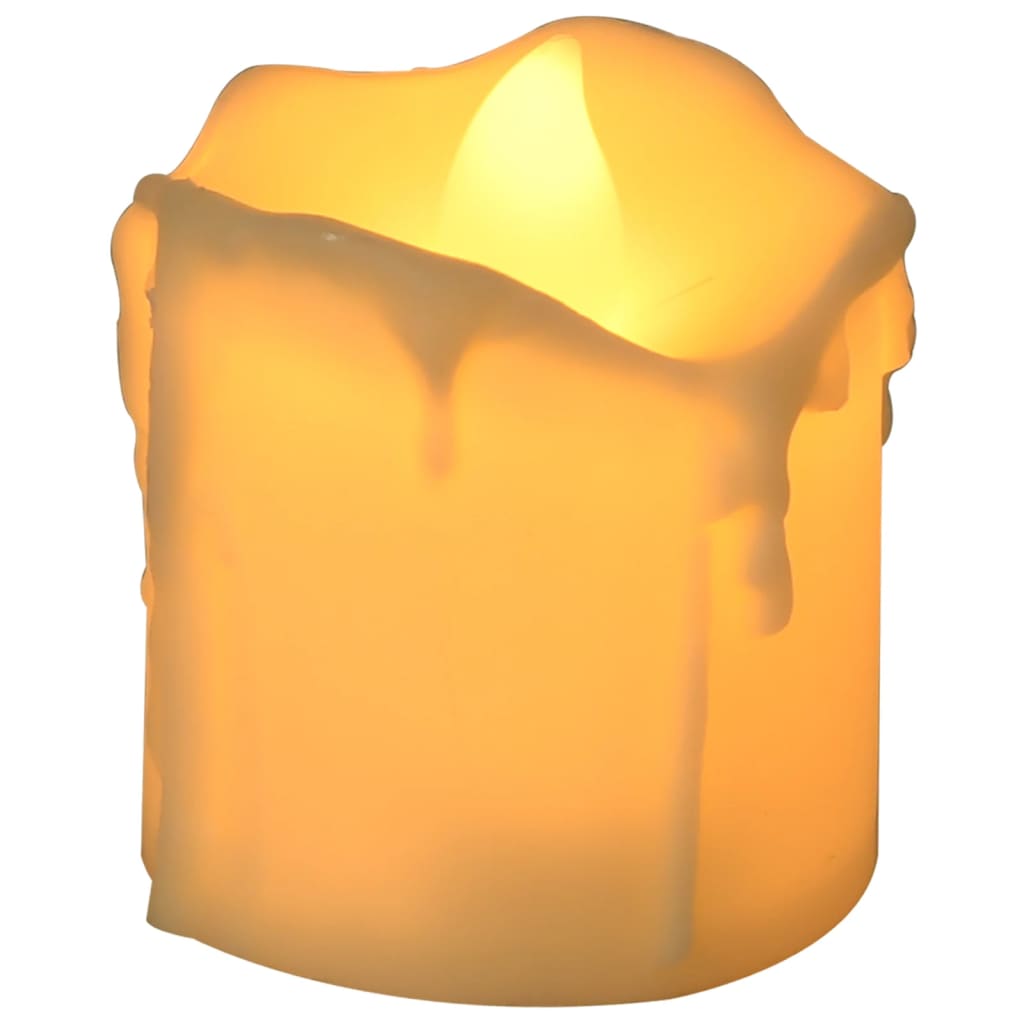 Elektrické Čajové Sviečky Bez Plameňa Led 12 Ks Teplé Biele