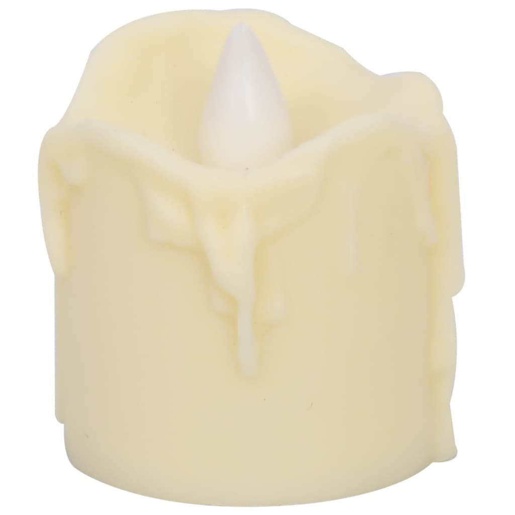 Elektrické Čajové Sviečky Bez Plameňa Led 12 Ks Teplé Biele