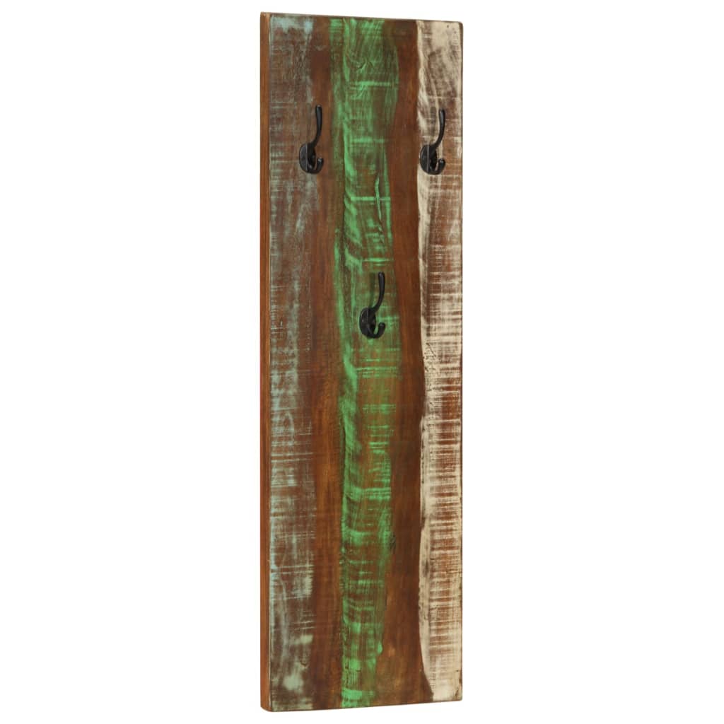 Nástenné vešiaky na kabáty 2 ks 36x3x110 cm recyklovaný masív
