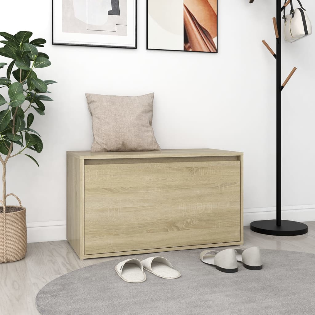 Lavica Do Predsiene 80X40X45 Cm Old Wood Engineered Wood