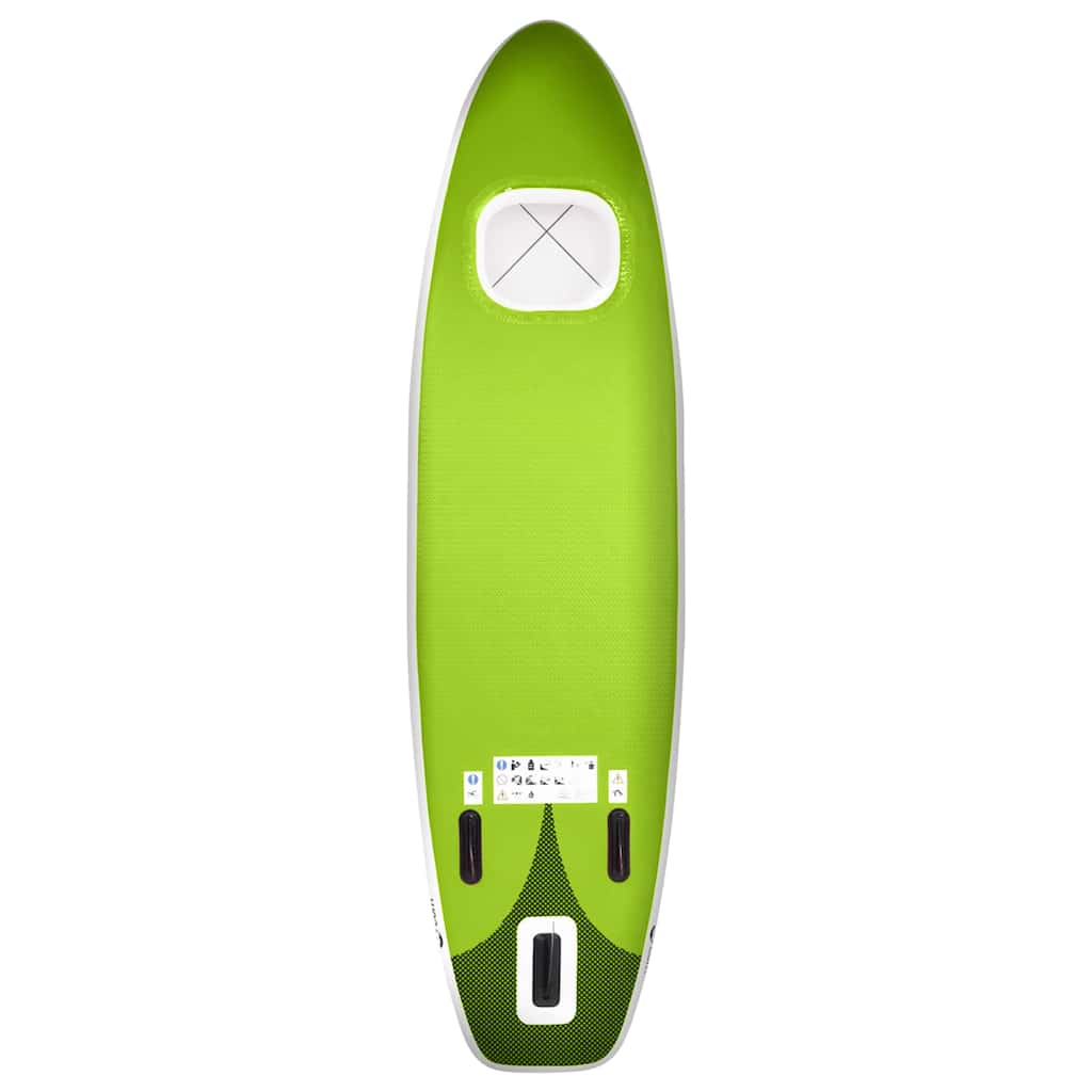 Nafukovací Stand up paddleboard, zelený 300x76x10 cm