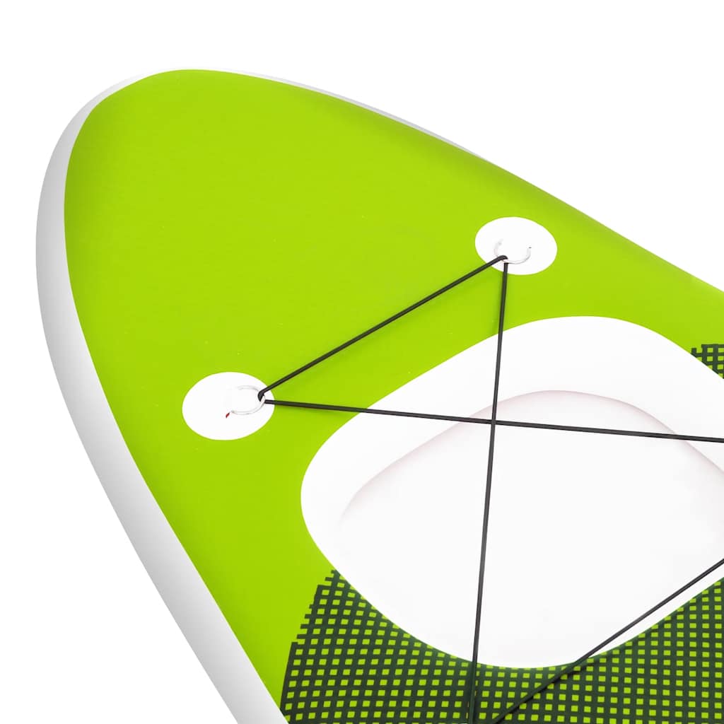Nafukovací Stand up paddleboard, zelený 300x76x10 cm