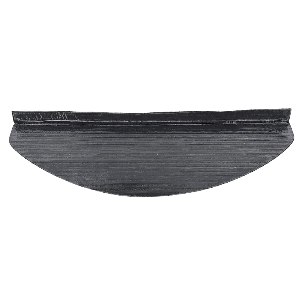 Samolepiace nášľapy na schody 15 ks 65x22,5x3,5 cm antracitové