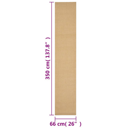 Koberec prírodný sisal 66x350 cm