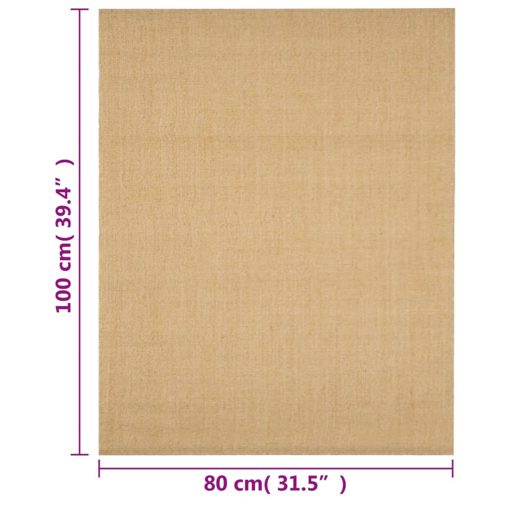 Koberec prírodný sisal 80x100 cm