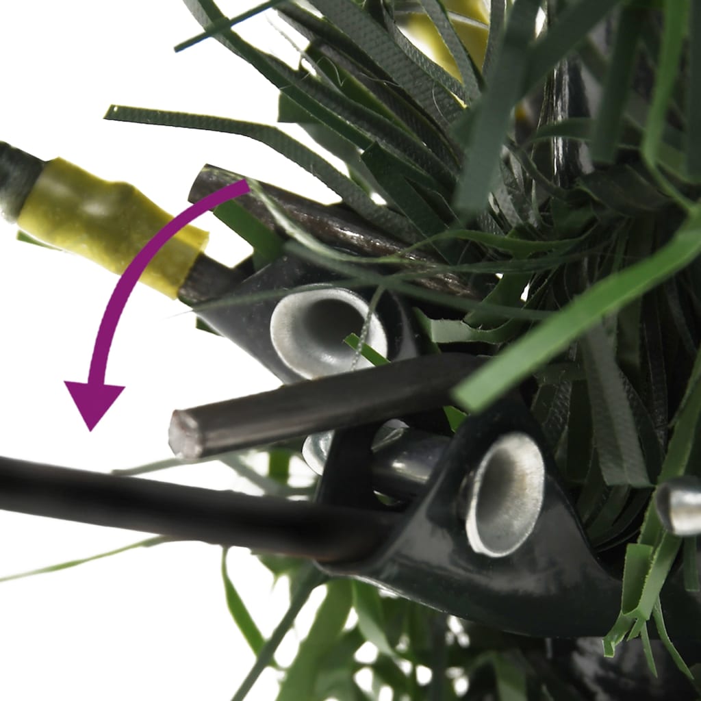 Osvetlený Vianočný Stromček So Šiškami, Zelený 150 Cm, Pvc A Pe