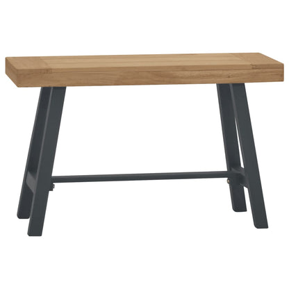 Lavica 80 cm masívne tíkové drevo