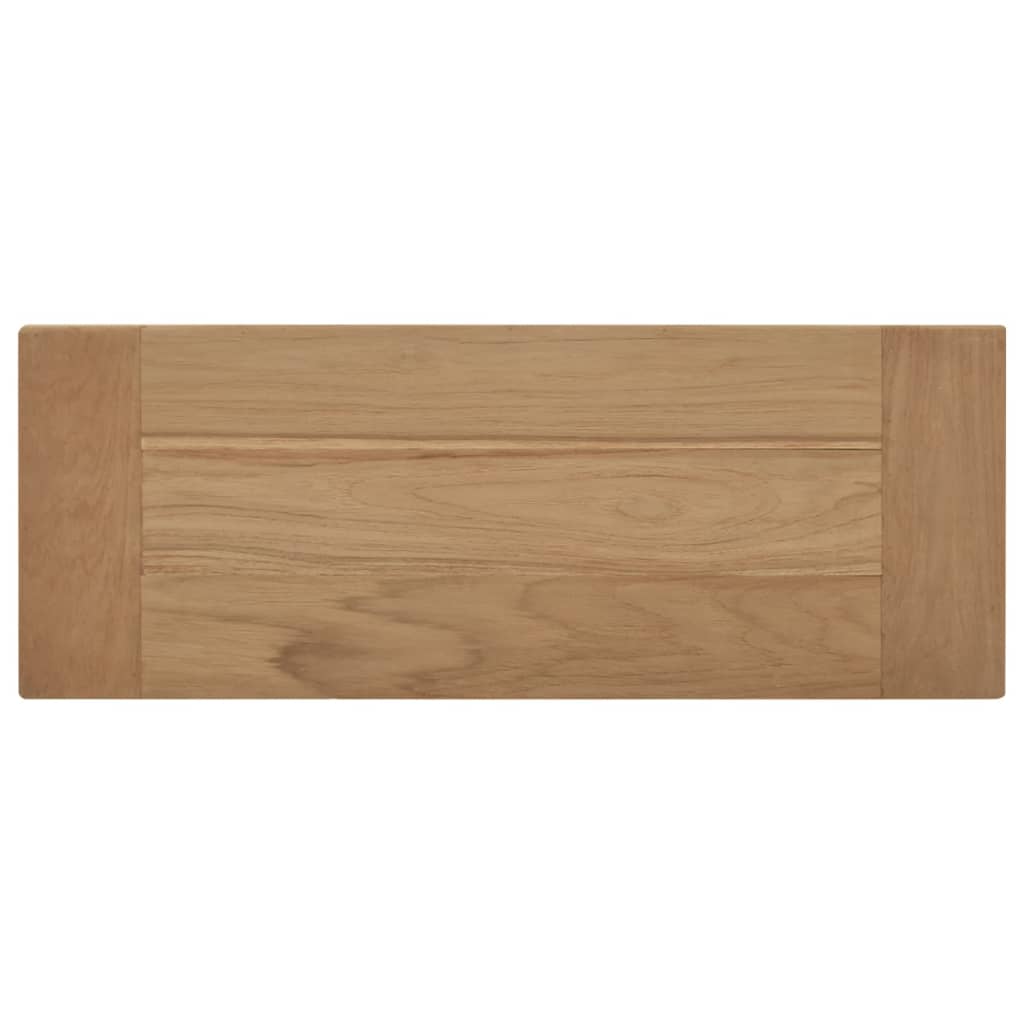 Lavica 80 cm masívne tíkové drevo