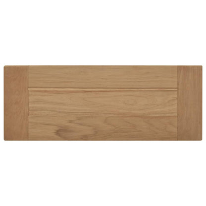 Lavica 80 cm masívne tíkové drevo