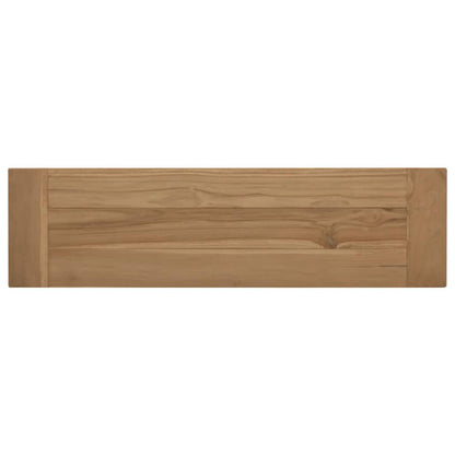 Lavica 110 cm masívne tíkové drevo