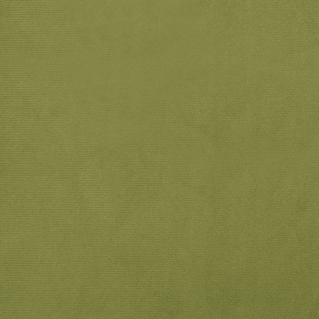Podnožka bledozelená 45x29,5x35 cm zamatová