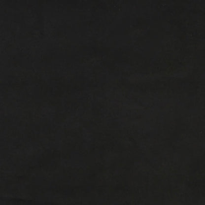 Podnožka čierna 45x29,5x35 cm zamatová